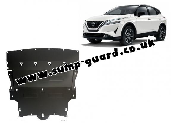 Steel sump guard for Nissan Qashqai J12