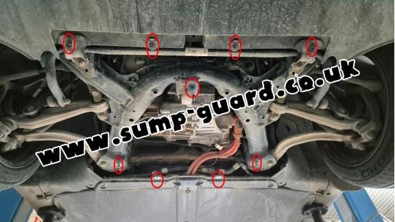 Front electric motor guard for Tesla Model Y AWD