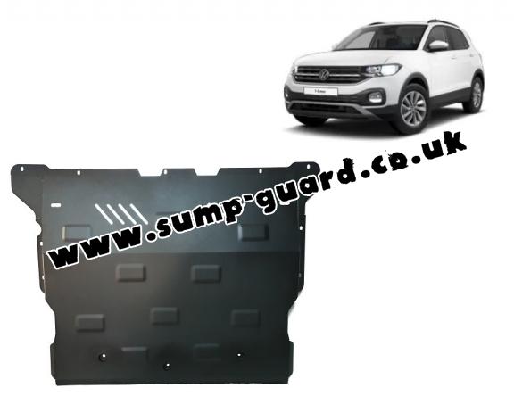 Steel sump guard for VW T-Cross