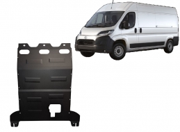 Steel sump guard for Toyota Proace Max