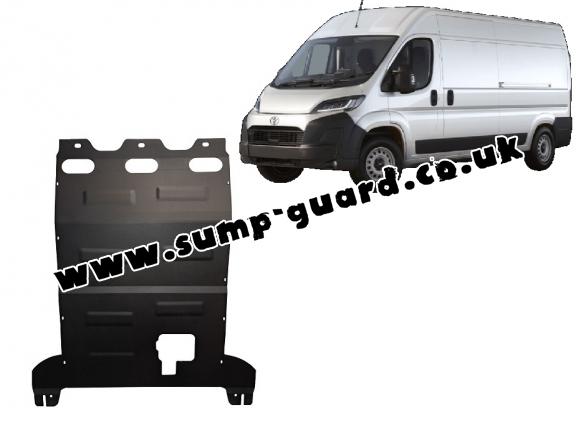 Steel sump guard for Toyota Proace Max