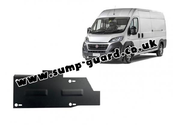 Steel AdBlue tank guard for Fiat Ducato