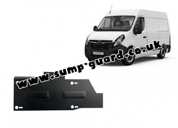 Steel AdBlue tank guard for Vauxhal Movano