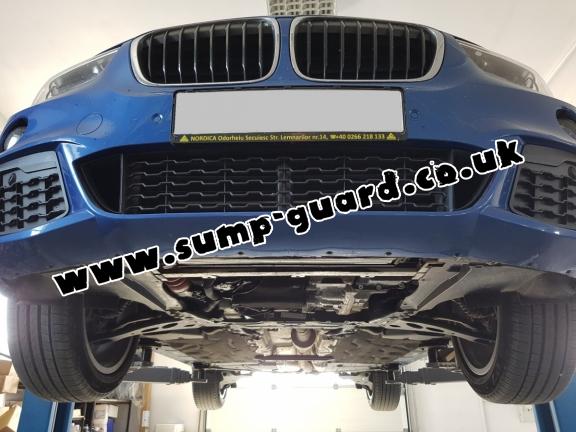 Steel sump guard for  BMW X2 F39