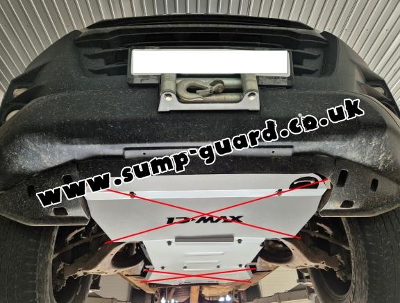 Steel sump guard for Isuzu D-Max