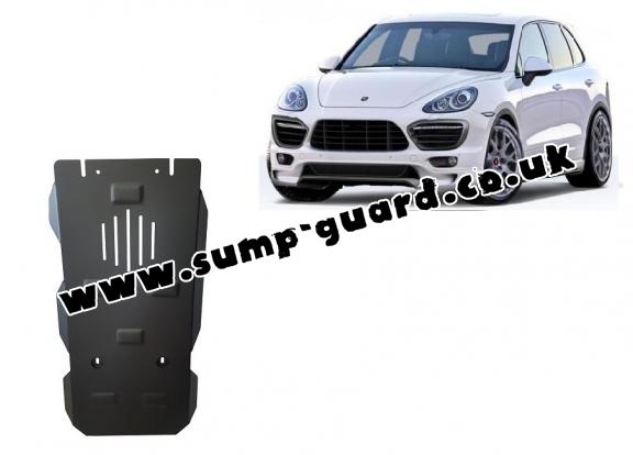 Steel manual gearbox guard for Porsche Cayenne