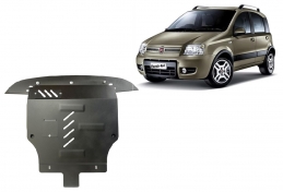 Steel sump guard for Fiat Panda 4x4