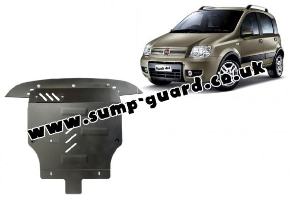 Steel sump guard for Fiat Panda 4x4