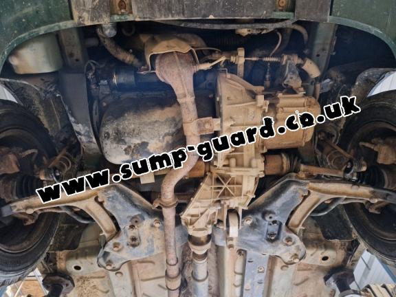 Steel sump guard for Fiat Panda 4x4