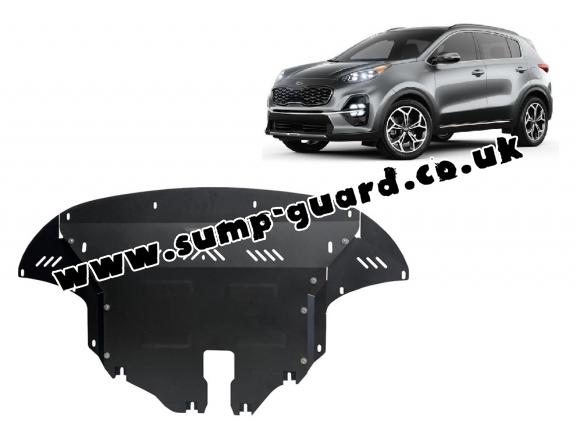 Steel sump guard for Kia Sportage