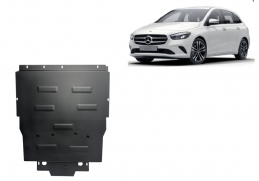 Steel sump guard for Mercedes B-Class W247