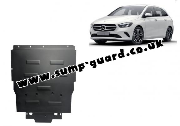 Steel sump guard for Mercedes B-Class W247