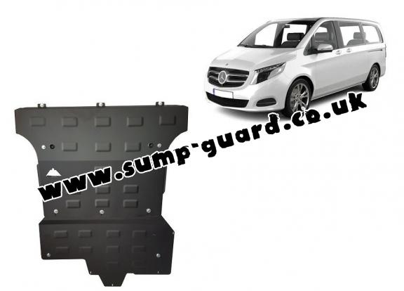 Steel sump guard for Mercedes Viano W447, 2.2 D, 4x4