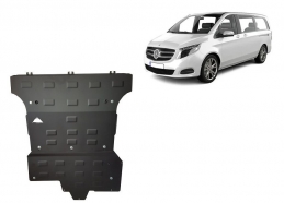 Steel sump guard for Mercedes Vito W447, 2.2 D, 4x4