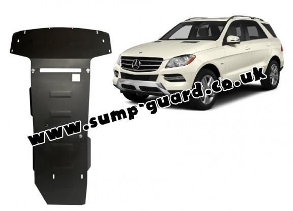 Steel sump guard for Mercedes ML W164