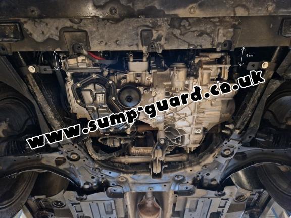 Steel sump guard for Renault Captur