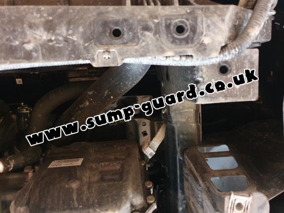 Steel sump guard for SsangYong Korando