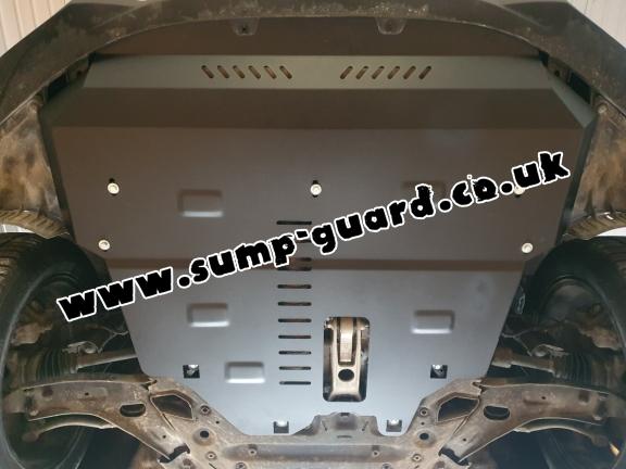 Steel sump guard for SsangYong Korando