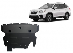 Steel sump guard for Subaru Forester 5