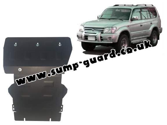 Steel sump guard for Toyota Land Cruiser J90