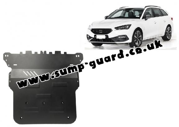 Steel sump guard for Seat Leon