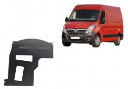 Steel catalytic converter guard/cat lock for Opel Movano