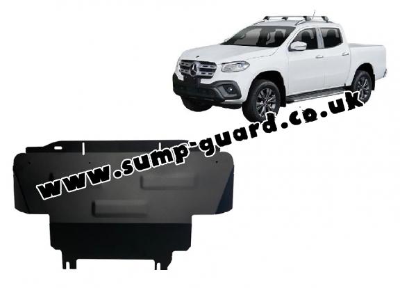 Steel radiator guard for Mercedes X-Class