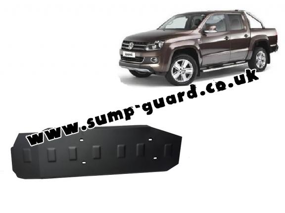 Steel fuel tank guard  for Volkswagen Amarok - Only for versions without factory protections