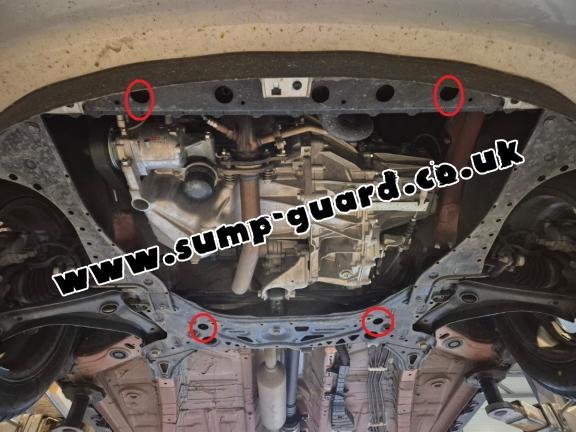 Steel sump guard for Suzuki Ignis