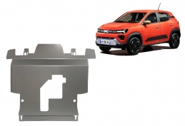 Aluminium  sump guard for Dacia Spring