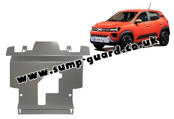 Aluminium  sump guard for Dacia Spring