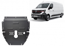 Steel sump guard for Renault Master