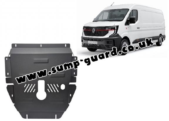 Steel sump guard for Renault Master