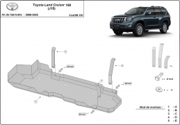 Steel fuel tank guard  for Toyota Land Cruiser J150