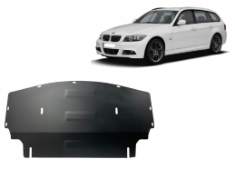 Steel radiator guard for BMW seria 3 - E90