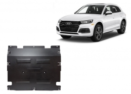 Steel sump guard for Audi Q5