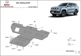 Aluminum gearbox guard for Baic Beijing BJ60