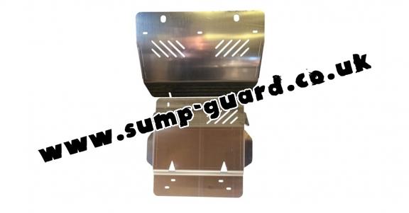 Aluminum sump guard for FJ Cruiser