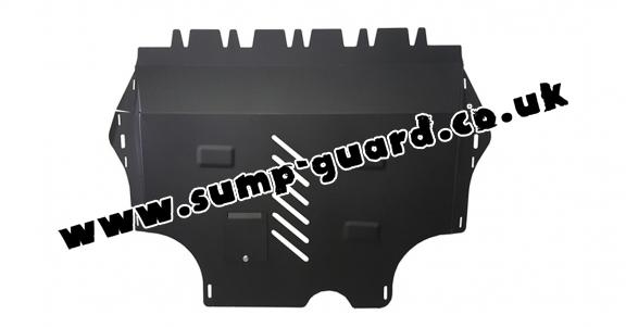 Steel sump guard for VW Caddy - with WEBASTO