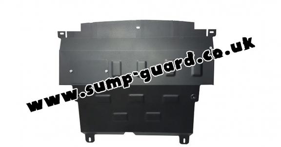 Steel sump guard for Citroen C1