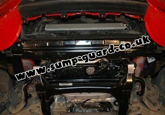 Steel sump guard for Audi Q7