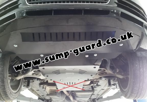 Steel sump guard for Audi Q7