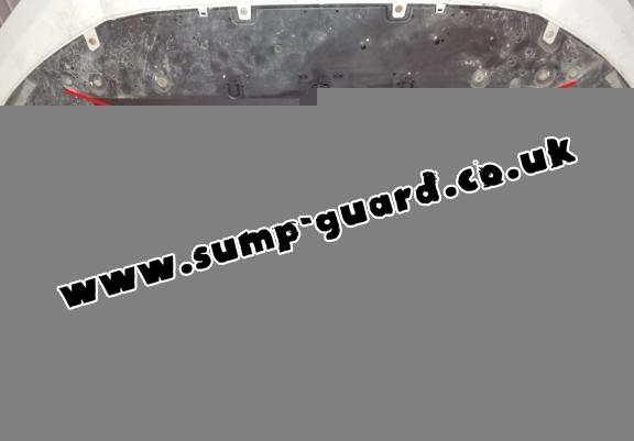 Steel gearbox guard for Audi A5