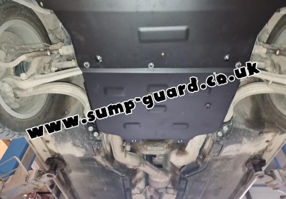 Steel gearbox guard for Audi A4 B9