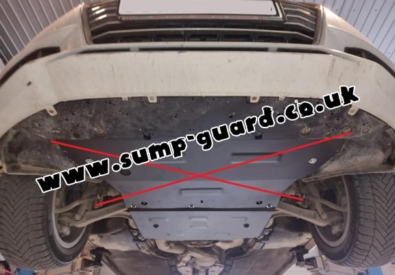 Steel gearbox guard for Audi A4 B9