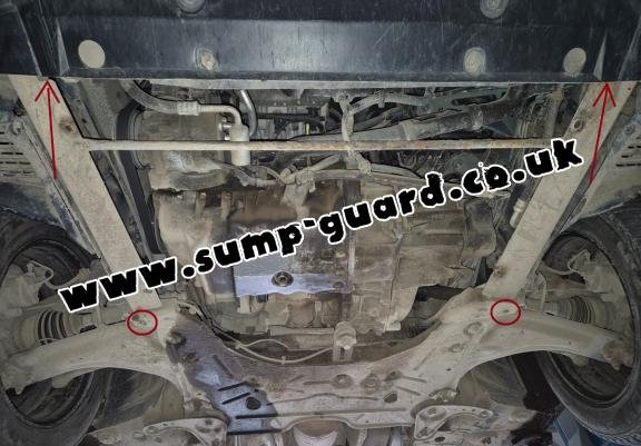 Steel sump guard for Renault Espace 4