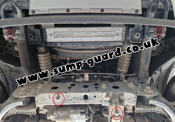 Steel radiator guard for Volkswagen Amarok