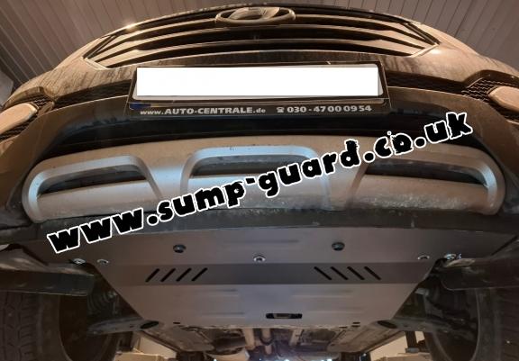 Steel sump guard for Hyundai Santa Fe