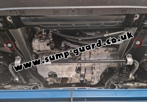 Steel sump guard for Man Tge