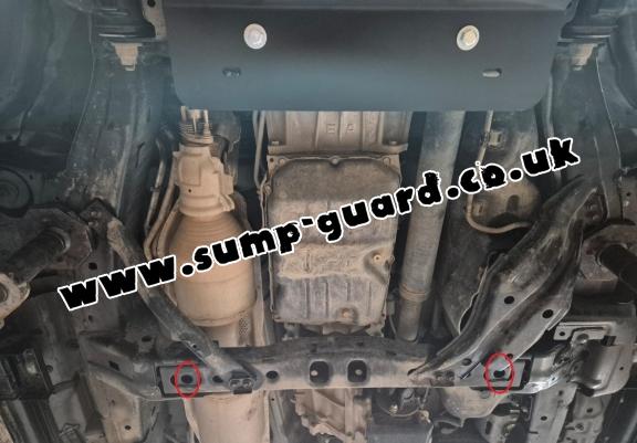 Aluminum gearbox guard for Lexus GX